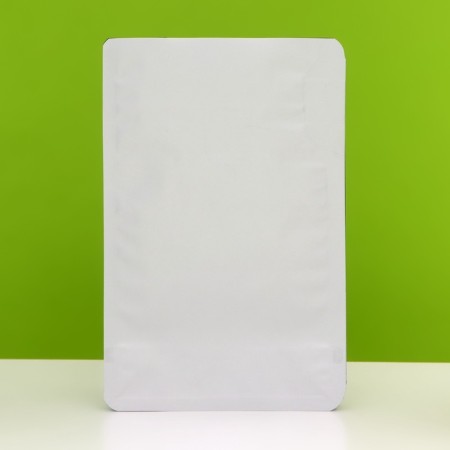 Package eight-shirt, flat bottom, white-gold, 20 x 13 x 7cm set 50pcs-1