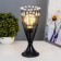 Night Cup LED from AAA batteries Black 10x10x26.5 cm Risalux