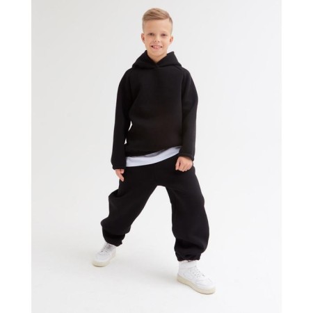 Children's pants Minaku: Basic Line Kids, Black Color, Height 110-7