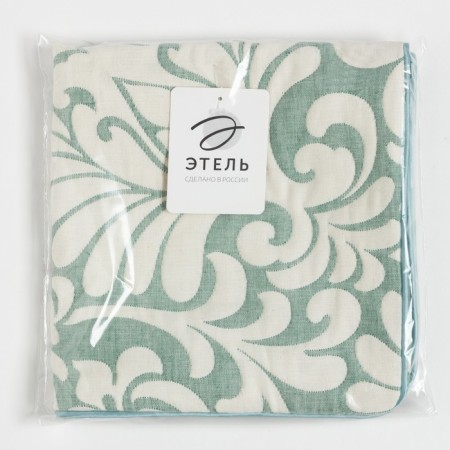 Pillowcase decorative Ethel "Patterns" color green 40x40 cm, 100% cotton-5