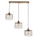 Lamp Bayerlux "Rumba" 3x E27 40W gold 18x50x12-112cm