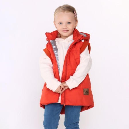 The vest is naked, the color is peach, height 92 cm