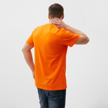 T -shirt male, orange color, size 50-3