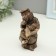 Figure "Bear with a balalaika" 12cm, bronze