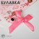 Bulak-convert “for my daughter”, 3 cm, pink color in silver