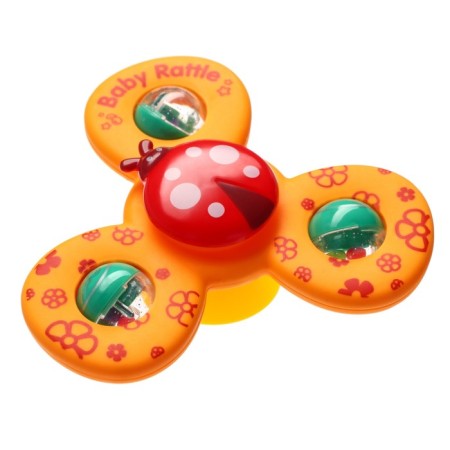 A set of bath toys “Spinners. Butterflies ", 3 pcs, on a suction cup, crush me-5