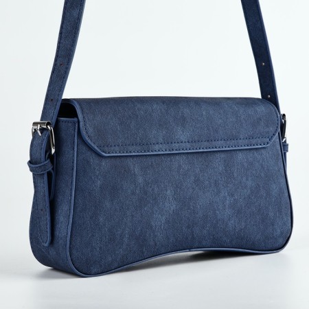 Female bag 25*14*6.5 cm, blue color-4