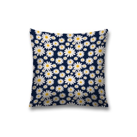 Decorative pillowcase "Field of daisies", on a zipper, size 45x45 cm
