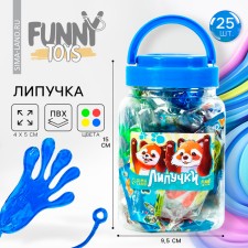 Липучка "Лапки вверх", цвета МИКС, в банке