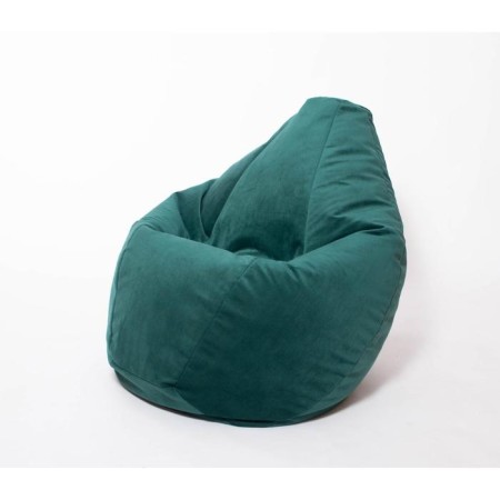 The hand-bag “pear” is average, diameter 75 cm, height 120 cm, emerald color-2