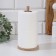 Wooden -wooden paper towel 11x11x21 cm