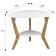 Commerce table Beautystyle 15, 650x650x510, White/Buke