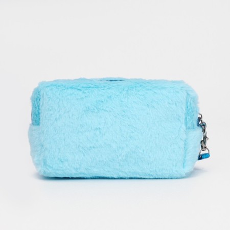 Cosmetic bag with lightning, blue color-1