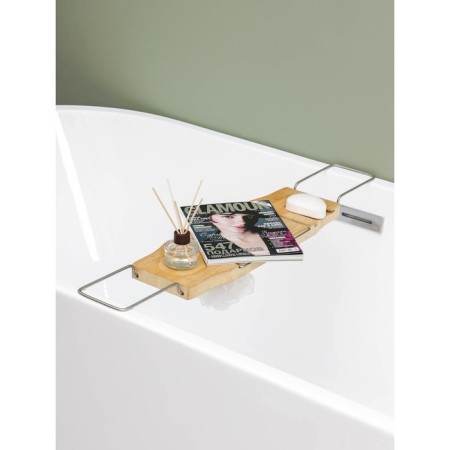 Savanna SPA bathroom shelf, 74-95 × 20.3 × 2.5 cm, bamboo-10
