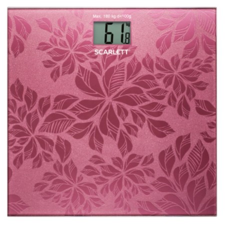 Floor scales Scarlett SC-217, electronic, up to 180 kg, mix-4