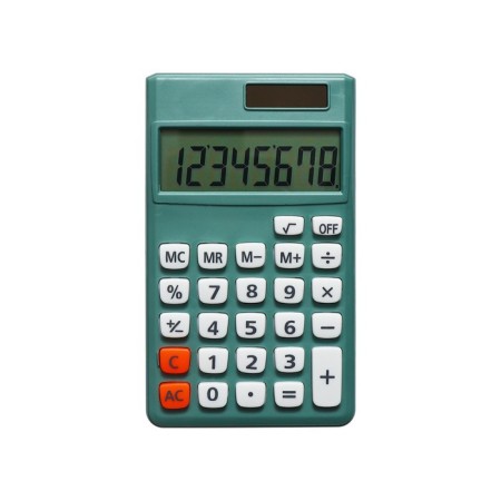 The calculator is a desktop 08-bit-8
