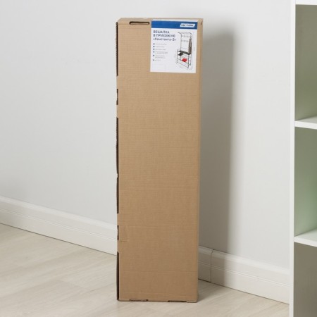 The rack in the hallway "Constant", 69 × 26 × 183 cm, black color-7