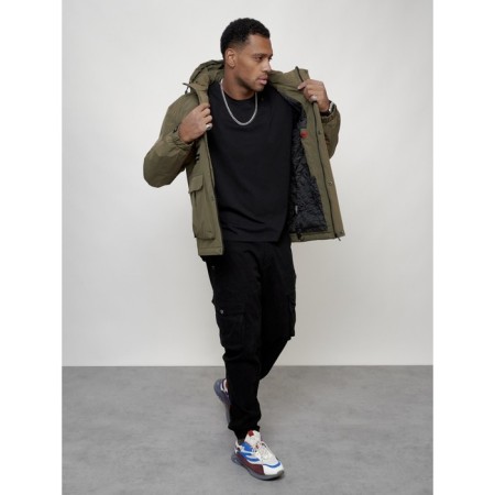 Sports male jacket, size 50, dark beige color-14
