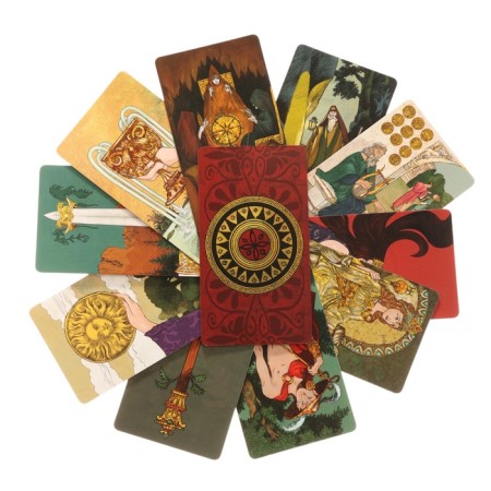 Taro Ryder-Uayt cards "Circei" for beginners, 78 cards, 6.5x11.8 cm, instructions QR code-2
