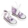 Doll sneakers, sole length 7.5 cm, purple color