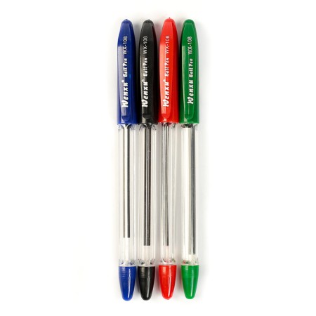 Set of ball pens, 4 colors, in a blister-1