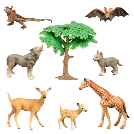 Set of figures "World of Wild Animals", 9 figures
