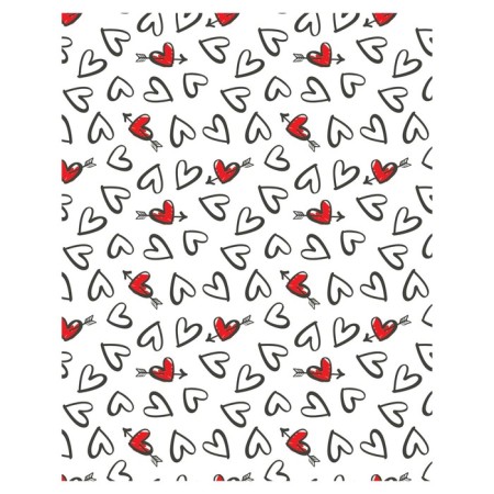 Pillow Golk "Black and white hearts, decorative, size 16x45 cm-1