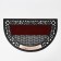 Rug -shaped reel shade of Welcome, semicircular, 50 × 80 cm, color mix