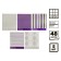 A set of notebooks of 5 pieces, 48 ​​sheets in Calligrata Call "Stylish Patterns", covered Cardboard, OFSET Block