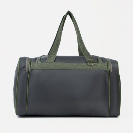 Sports bag, lightning department, 3 outer pockets, long belt, green color-1