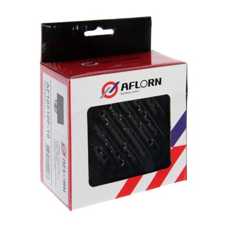 Gag Aflorn AF10510F-10, D = 50 mm, vertical, 100x100 mm, brass, black-4