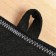 Set for baths and saunas 5 in 1 (bag, hat, mittens, rug, washcloth), black