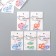 Cardboard Biro "Handmade. Block" set 10 pcs (5 types) 4x6 cm