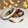 Box for Makarun Tubus with the Window "New Year's Gift" 21 x 21 x 8 cm