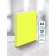 Folder with A4, 700 microns, 27 mm, calligrata duble neon, inner pocket, up to 180 sheets, yellow neon