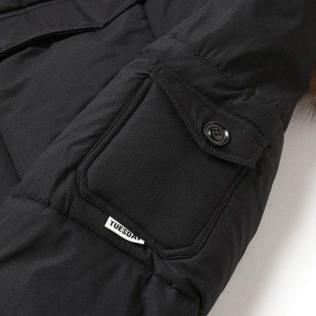 Women's winter jacket, black color, size 44-3