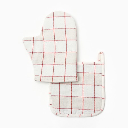 New Year. Ethel Ethel "Bright Cage": mittens-output 20x27cm, 19x19cm severity, 100% HL