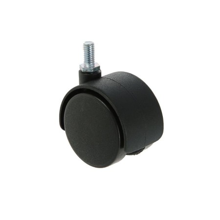 Furniture wheel, d = 50 mm, with a pin m8x15 mm, without a brake
