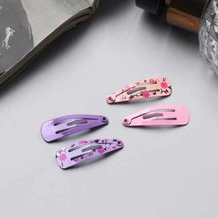 Invisibility for hair "Lira" (set of 10 pcs) Spring classic, 3 cm, mix