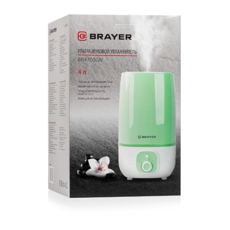 Air humidifier Brayer BR4700GN, ultrasound, 25 W, 4 l, 25 m2, green-6