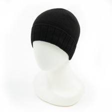 Male Winter hat, color dark mix, size 56-58