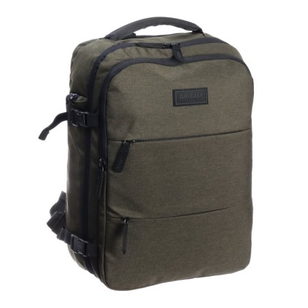 Youth backpack 42 x 29 x 16 cm, Grizzly, ergonomic back, laptop department, khaki-1