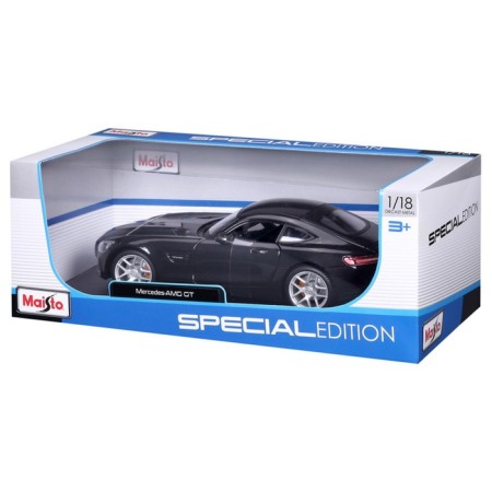 MASTO DIE-CAST MERcedes-AMG GT machine, opening doors, 1:18, black color-12