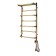 Domoterm electric heated towel rail "Orpheus" P7, 400x800 mm, with a shelf, right, bronze