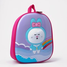 Baby backpack on lightning, pink color