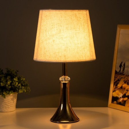 Board lamp "Padder" E27 40W gold 21x21x38 cm Risalux-1