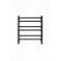 Electric towel Grois Nex GR-111, 500x600 mm, 6 crossbars, lower, black