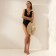 Swimsuit female adhesive minku color black, size 44