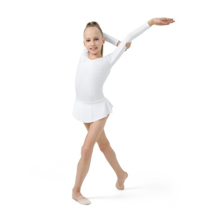 A swimsuit for gymnastics and dancing Grace Dance, p. 36, white color-3