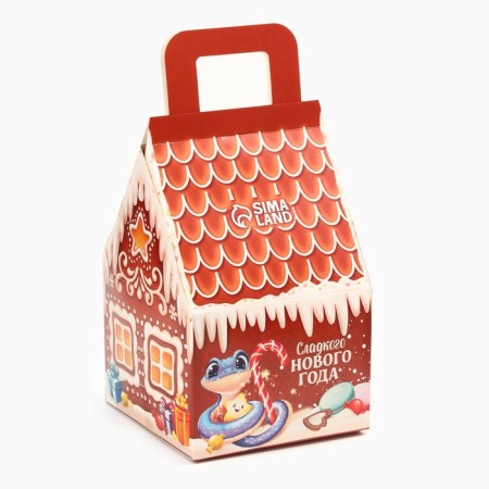 Sweet children's New Year's gift "House", sweets 1000 g-5